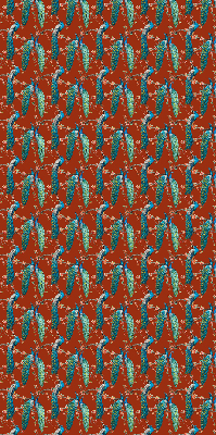 Store enrouleur Des paons sur les branches