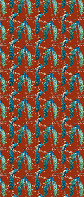 Store enrouleur Des paons sur les branches