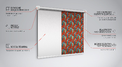 Store enrouleur Des paons sur les branches