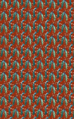 Store enrouleur Des paons sur les branches