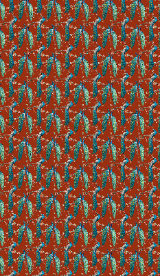 Store enrouleur Des paons sur les branches