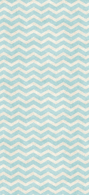 Store enrouleur Zigzags bleus