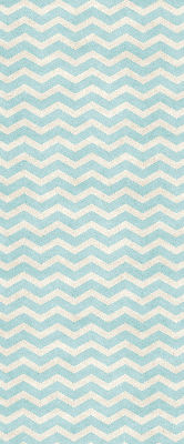 Store enrouleur Zigzags bleus