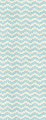 Store enrouleur Zigzags bleus