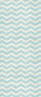 Store enrouleur Zigzags bleus