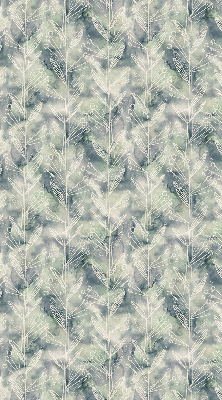 Store enrouleur Croquis d'une plante sur fond coloré