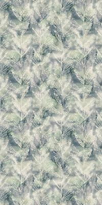 Store enrouleur Croquis d'une plante sur fond coloré