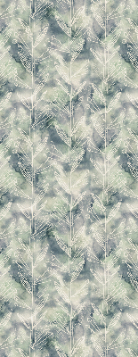 Store enrouleur Croquis d'une plante sur fond coloré