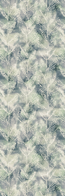 Store enrouleur Croquis d'une plante sur fond coloré