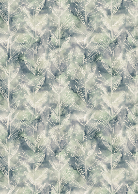 Store enrouleur Croquis d'une plante sur fond coloré