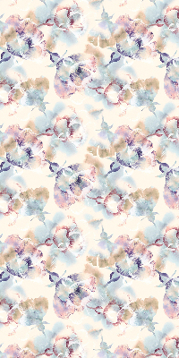 Store enrouleur Fleurs peintes colorées