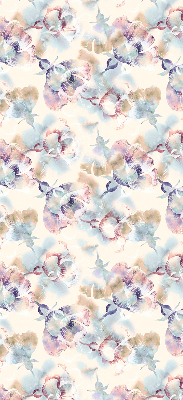 Store enrouleur Fleurs peintes colorées