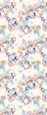 Store enrouleur Fleurs peintes colorées