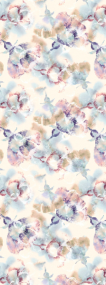 Store enrouleur Fleurs peintes colorées