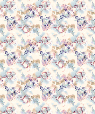 Store enrouleur Fleurs peintes colorées