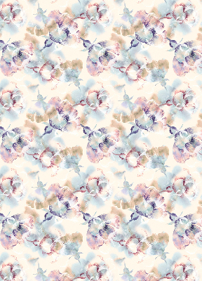 Store enrouleur Fleurs peintes colorées