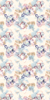 Store enrouleur Fleurs peintes colorées