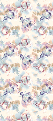 Store enrouleur Fleurs peintes colorées