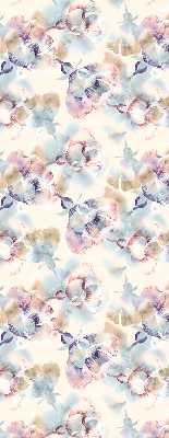 Store enrouleur Fleurs peintes colorées