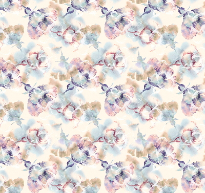 Store enrouleur Fleurs peintes colorées