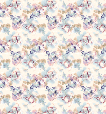 Store enrouleur Fleurs peintes colorées