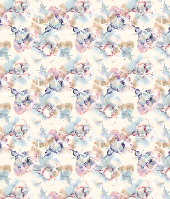 Store enrouleur Fleurs peintes colorées