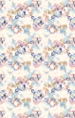 Store enrouleur Fleurs peintes colorées