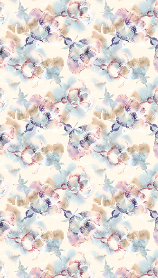 Store enrouleur Fleurs peintes colorées