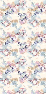 Store enrouleur Fleurs peintes colorées