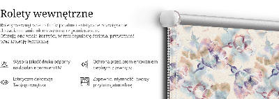 Store enrouleur Fleurs peintes colorées