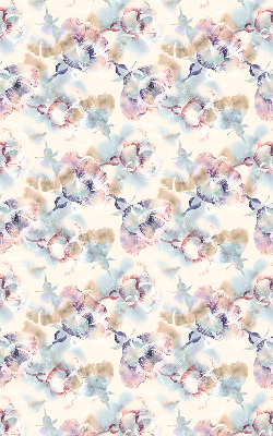 Store enrouleur Fleurs peintes colorées