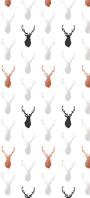 Store intérieur Têtes de cerf dessinées