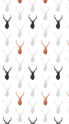 Store intérieur Têtes de cerf dessinées