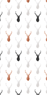 Store intérieur Têtes de cerf dessinées