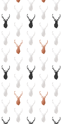 Store intérieur Têtes de cerf dessinées