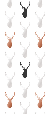 Store intérieur Têtes de cerf dessinées