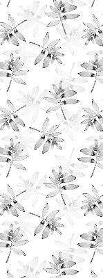 Store intérieur Feuilles grises esquissées