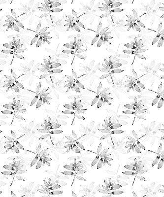 Store intérieur Feuilles grises esquissées