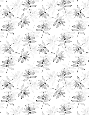 Store intérieur Feuilles grises esquissées