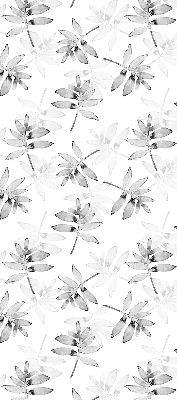 Store intérieur Feuilles grises esquissées