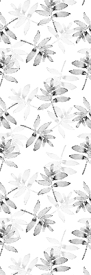 Store intérieur Feuilles grises esquissées