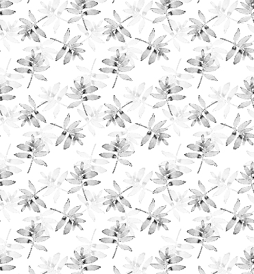 Store intérieur Feuilles grises esquissées