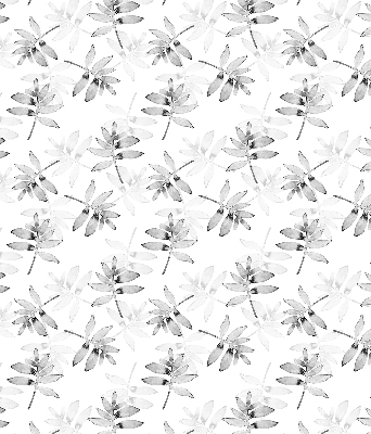 Store intérieur Feuilles grises esquissées