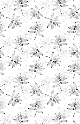 Store intérieur Feuilles grises esquissées