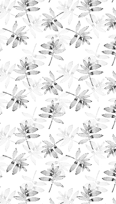 Store intérieur Feuilles grises esquissées