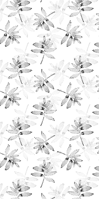 Store intérieur Feuilles grises esquissées