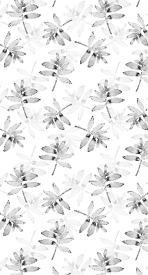 Store intérieur Feuilles grises esquissées