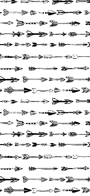 Store enrouleur Croquis de flèches