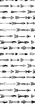 Store enrouleur Croquis de flèches