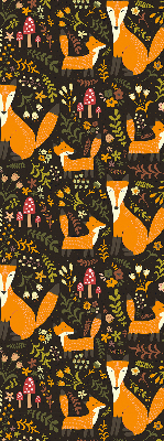 Store enrouleur Les renards et les plantes